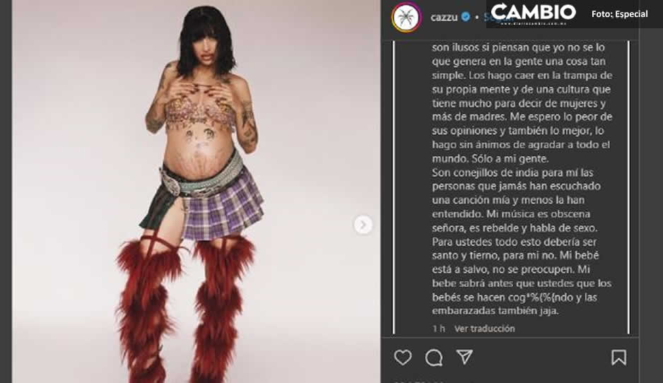¡Mi bebe sabrá antes que ustedes que los bebés se hacen co..do! Cazzu manda fuerte mensaje a heaters