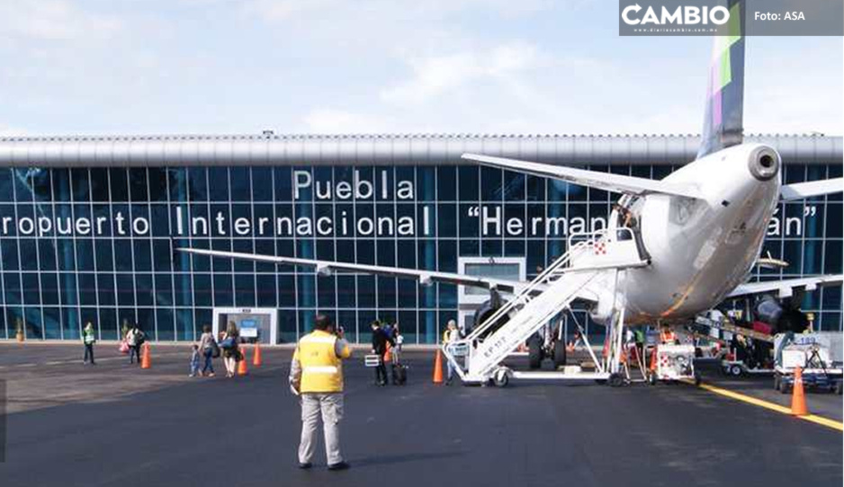 Aeropuerto Hermanos Serdán reanuda operaciones