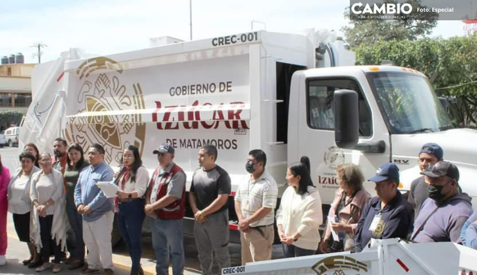 Izúcar de Matamoros estrena camión recolector de basura