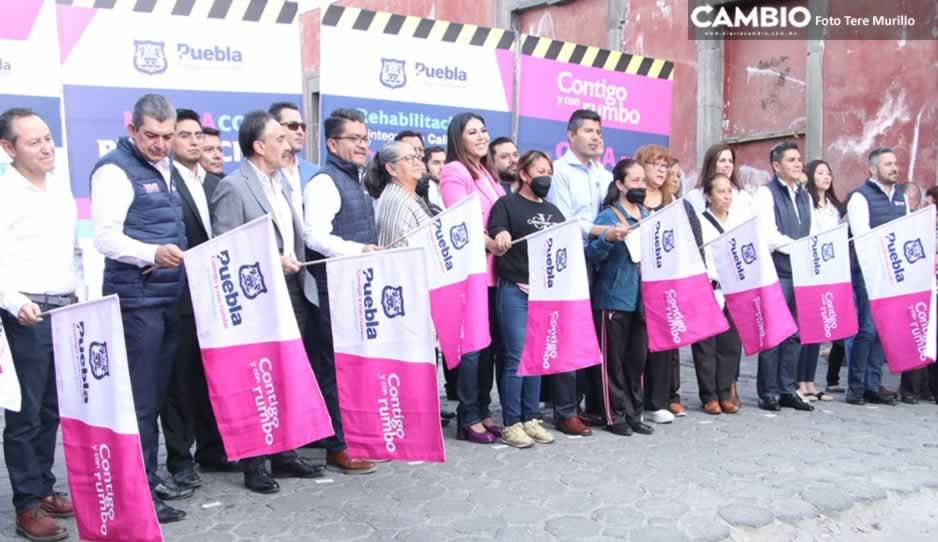 Arrancan obras en el Centro Histórico de Puebla (VIDEO)
