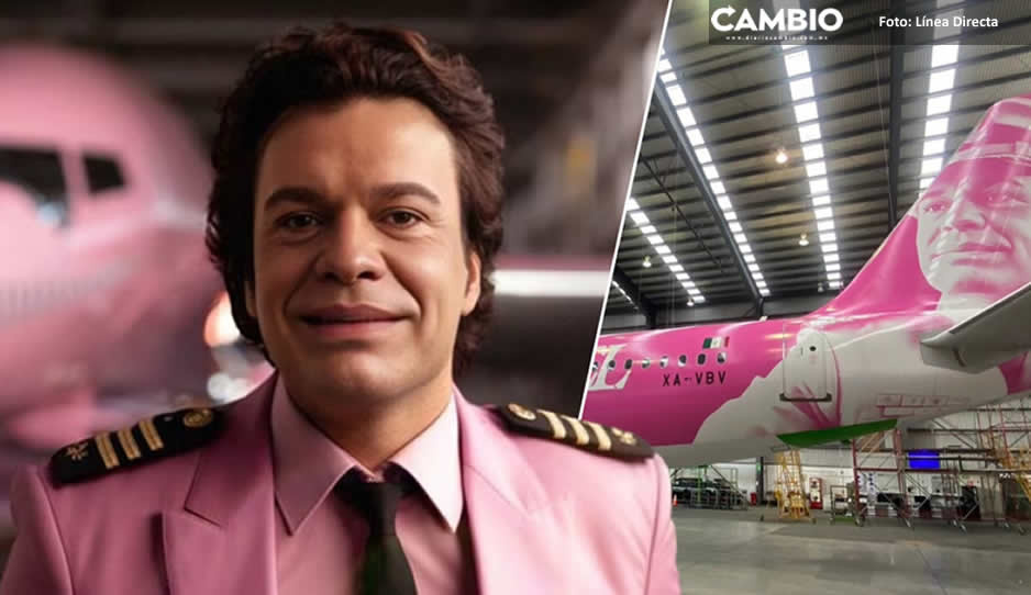 ¡Gran homenaje! Aerolínea le coloca el rostro de Juan Gabriel a una de sus aeronaves