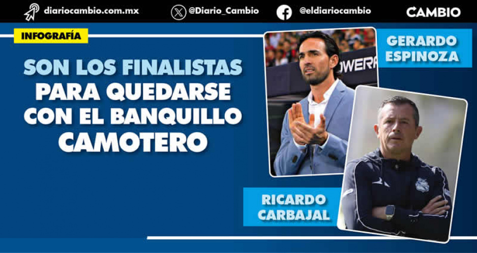 Carbajal y Gerardo Espinoza son las cartas más fuertes para llegar al Club Puebla