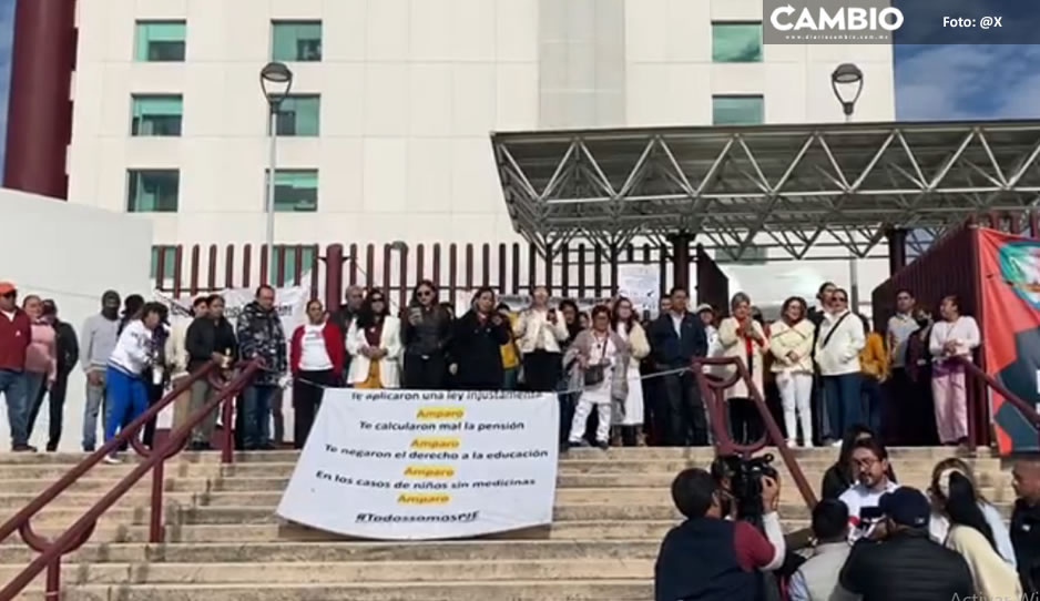 Por cuarto día consecutivo, trabajadores del Poder Judicial Federal se manifiestan