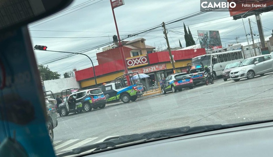 Alarma en ruta 45-A: presunto pasajero armado provoca movilización policiaca