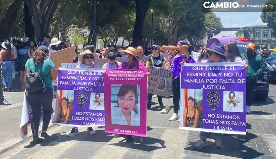 Con manifestación exigen justicia por feminicidios de Liliana Velázquez y Ana Laura Castelán