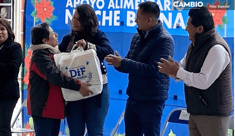 DIF San Andrés Cholula entrega despensas a 4 mil 200 familias de escasos recursos