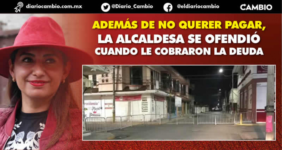 Angélica Alvarado adeuda 3.5 millones desde 2020 por la renta de unas vallas metálicas
