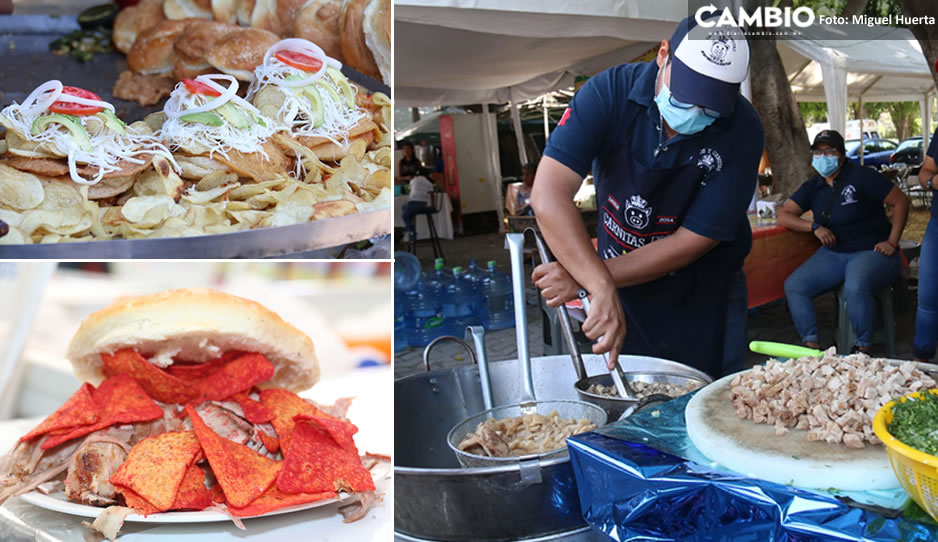 De conejo, doritos y helado; los novedosos sabores que hay en la Feria de la Cemita (VIDEO)