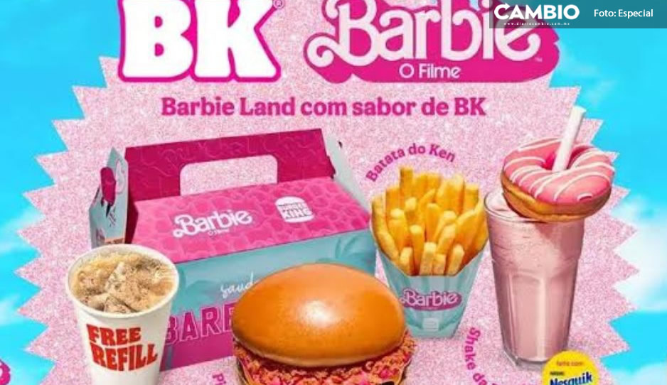 ¡Las colorburguers existen! Burguer King lanza combo rosa de Barbie