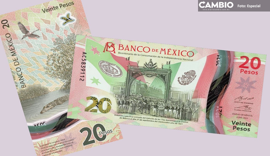 ¡Hasta pronto! Nuevo billete de 20 pesos dejará de circular