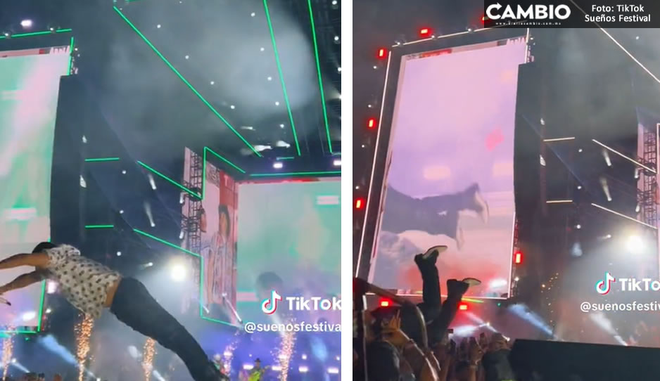 &iexcl;Echen paja! Eduin Caz se avienta hacia el p&uacute;blico y NADIE lo atrapa (VIDEO)