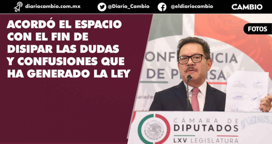 Anuncia Nacho Mier acuerdo parlamentario para el avance de la Reforma sobre Justicia Electoral