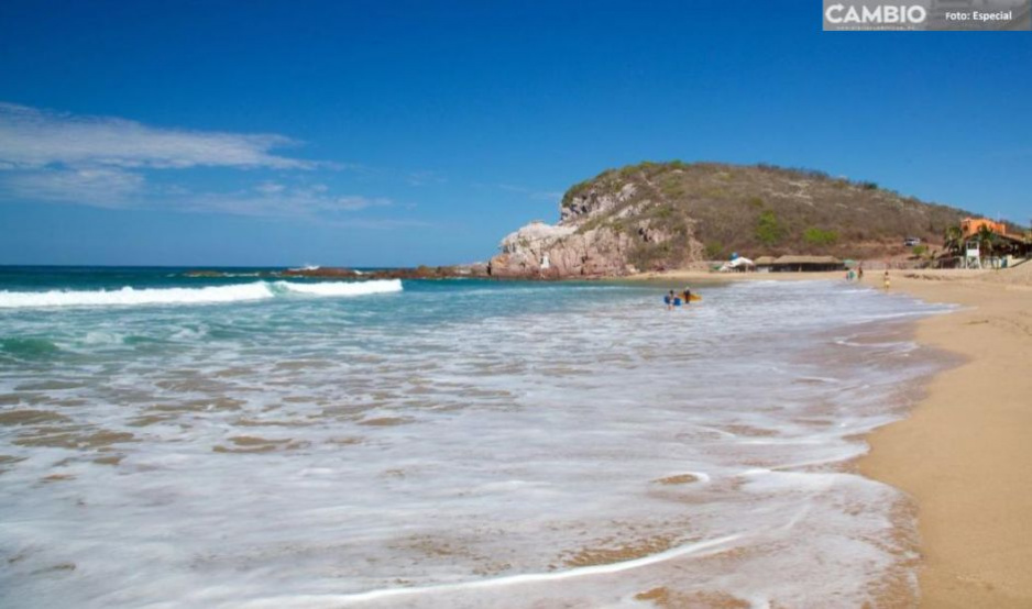 Poblano muere ahogado en playa de Mazatlán