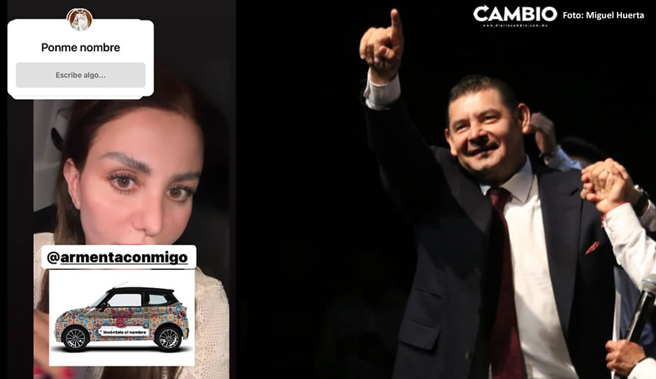 ¿Qué nombre le pondrías? Nay Salvatori lanza dinámica para nombrar el carrito eléctrico que maneja Armenta (VIDEO)