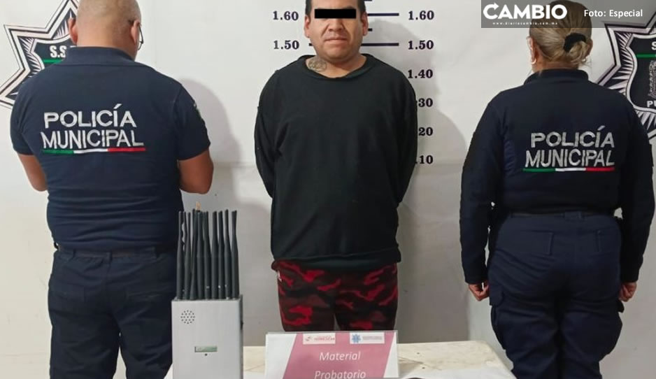 Vinculan a Gibran tras portación de arma de fuego e inhibidor de señal en Texmelucan