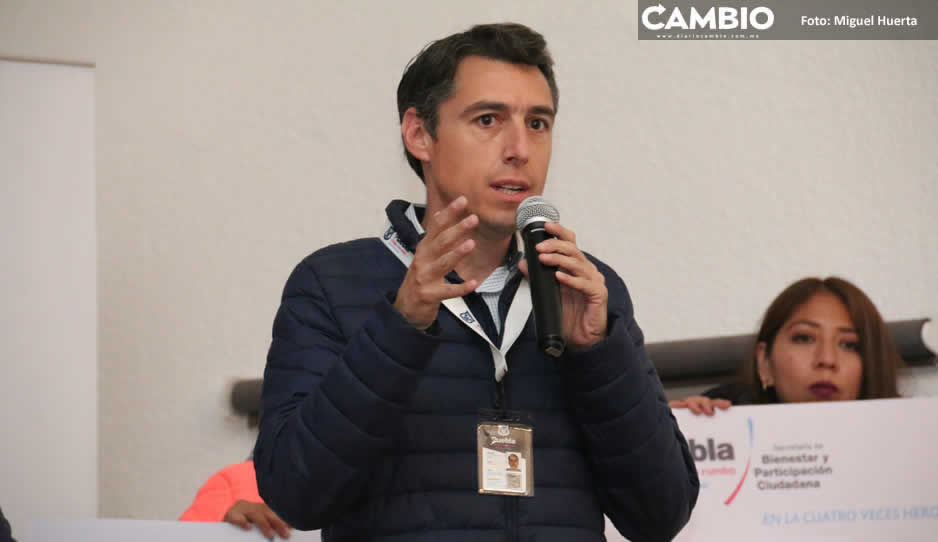 Secretario de Bienestar busca denunciar a todos los que abusen de los programas sociales en Puebla