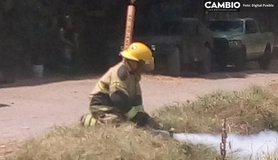 Localizan toma clandestina de gas LP en Texmelucan