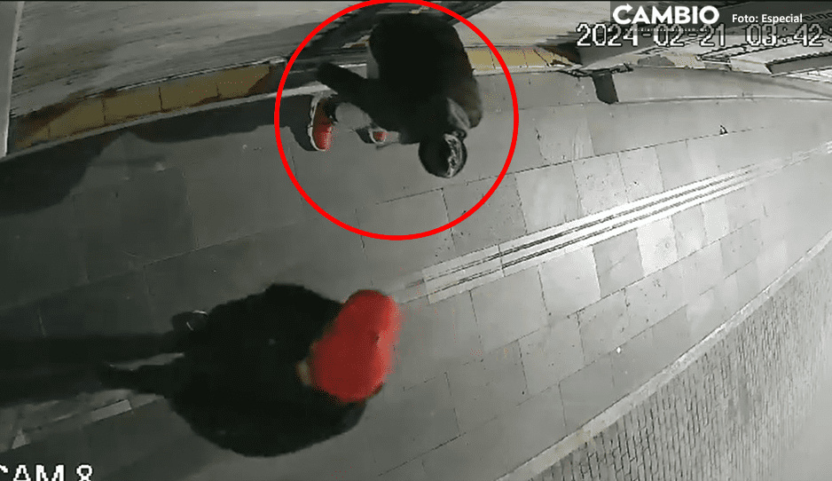 Delincuentes intentan dar cortinazo a negocio en Texmelucan (VIDEO)