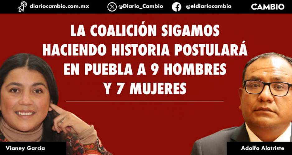 Vianey García en el distrito V y Adolfo Alatriste en el XVI se suman a lista de candidatos a diputaciones federales