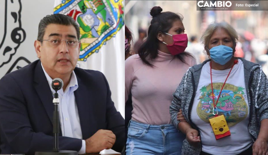 Sergio Salomón descarta decreto de uso de cubrebocas pese a incremento de casos de Covid-19