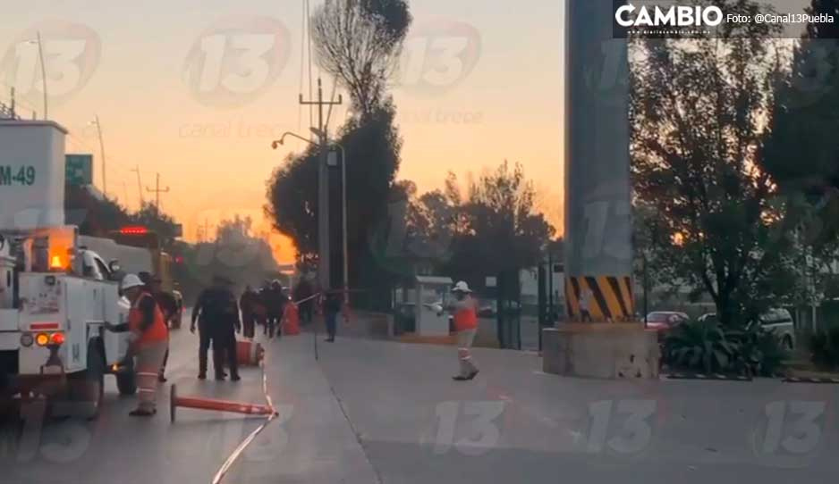 Explosión de transformadores alarma y causa apagón en la zona de Stanley de la México-Puebla