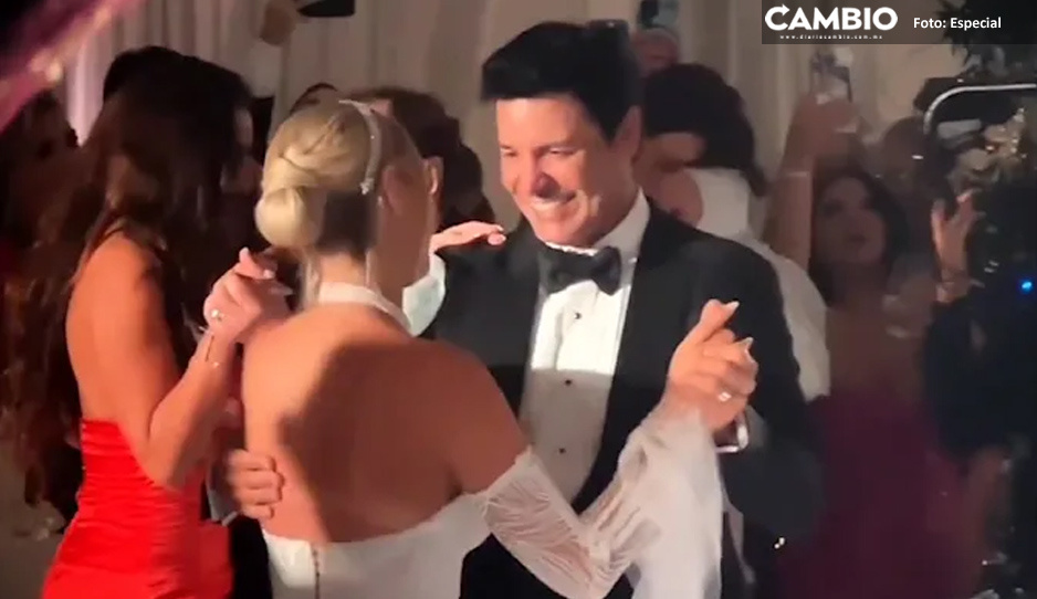 VIDEO: Chayanne baila “tiempo de vals” en la boda de Lele Pons
