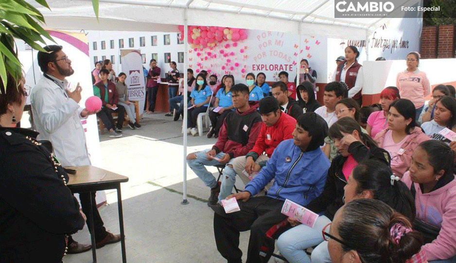Ayuntamiento de Libres realiza Campa&ntilde;a de Prevenci&oacute;n del C&aacute;ncer de Mama