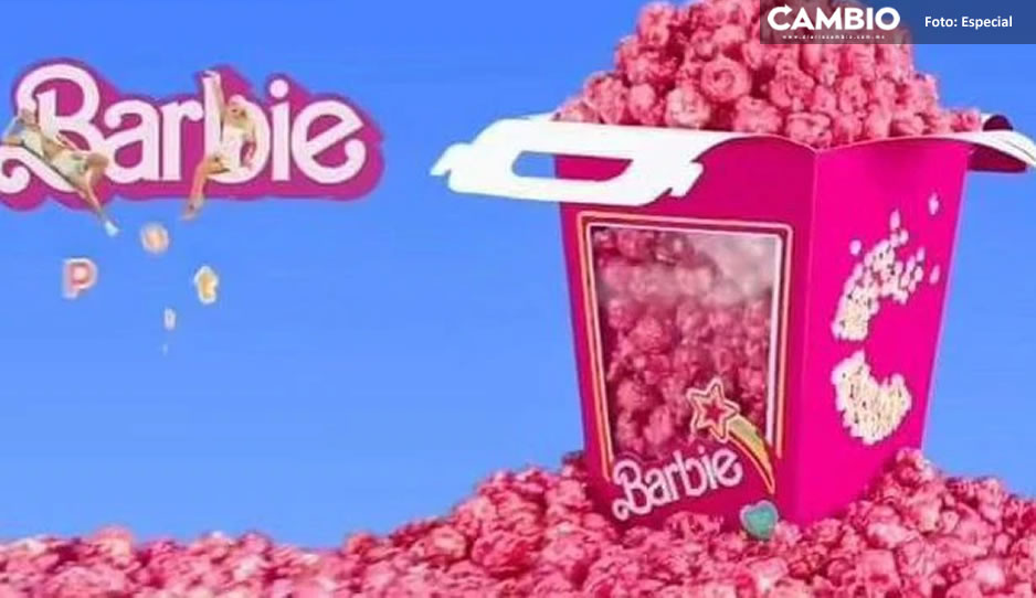 ¡Están de locura! Cinépolis venderá palomitas rosas de Barbie y esto costarán