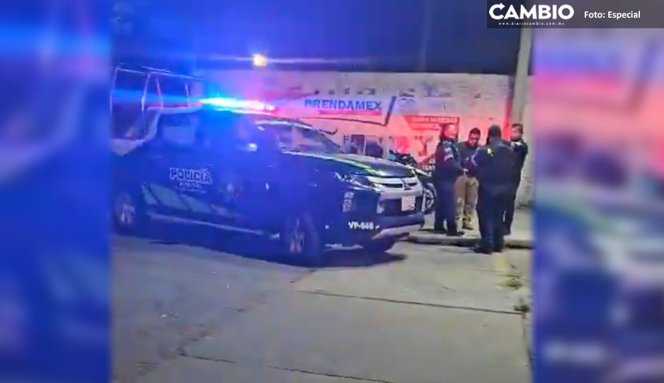 ¡Asalto violento! A mano armada atracan Prendamex de Bulevar Valsequillo (VIDEO)