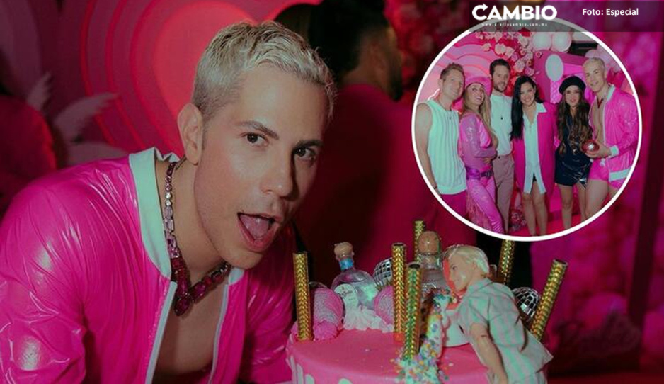 ¡Al estilo Barbie! Christian Chávez celebra su cumpleaños junto a los RBD