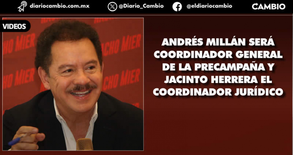 Nacho Mier anuncia equipo de precampaña; el jueves se registró oficialmente al proceso
