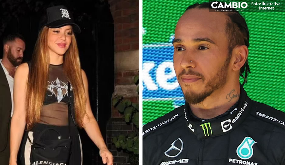 ¡Chismecito! Shakira y Lewis Hamilton se veían a escondidas por la noche