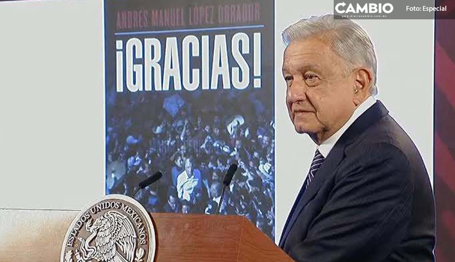 ¡Gracias! AMLO revela título y portada de su nuevo libro (FOTO)