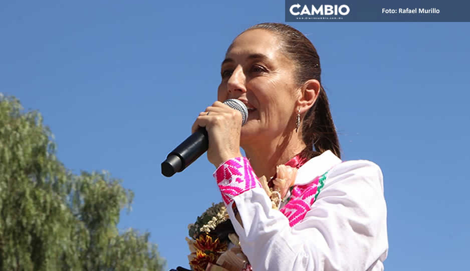 Desde Atlixco, Sheinbaum destaca participación de las mujeres en las elecciones 2024 (VIDEO)