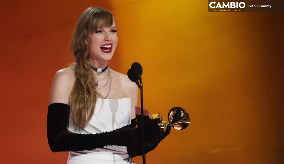 ¡Rompe récord! Taylor Swift, la primer artista en ganar el grammy cuatro veces por álbum del año