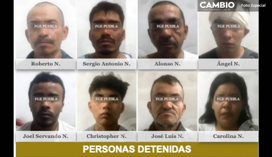 Estos son los detenidos y presuntos miembros del CJNG ¡aquí sus delitos!