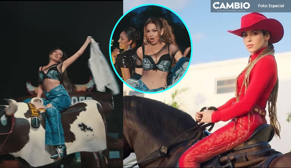 Thalía estrena corrido tumbado y la hacen picadillo “copiándole todo a Shakira” (VIDEO)