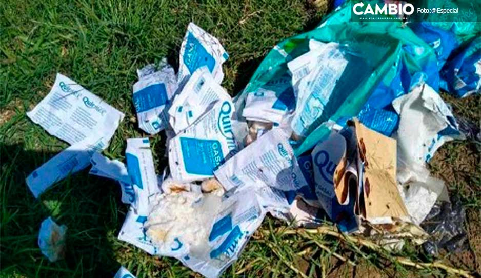 Usan el cerro Zapotecas como vertedero de desechos médicos