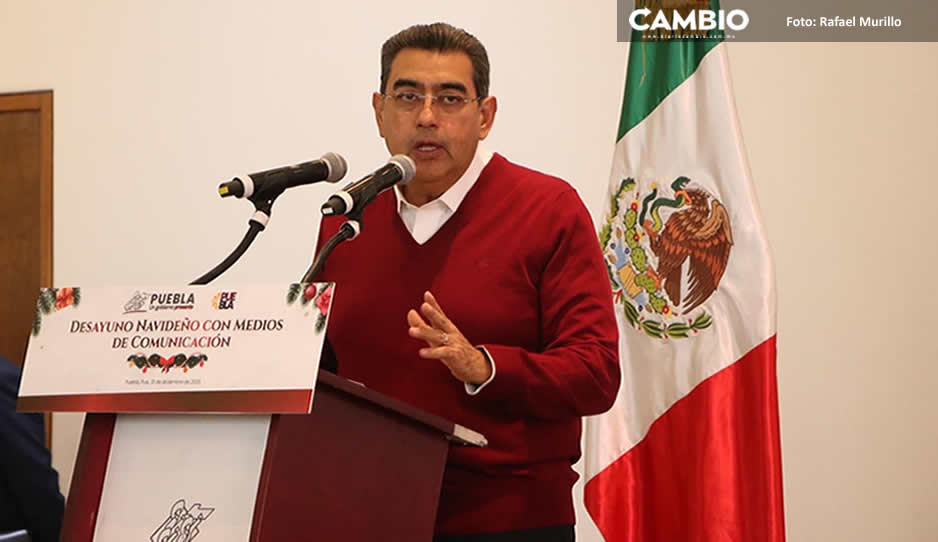 En Puebla hay libertad absoluta en medios de comunicación: Sergio Salomón (VIDEO)