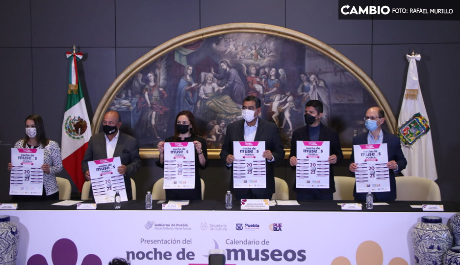 Gobierno del Estado y Ayuntamiento de Puebla presentan la Noche de Museos 2023 (VIDEO)
