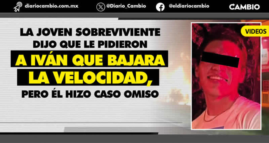 FGE libera orden de aprehensión vs Iván tras volcar su BMW, huir y dejar que 3 amigos se calcinaran