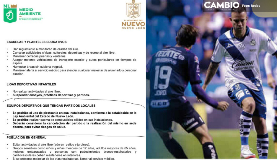 ¿Se cancela? Rayados vs Club Puebla en riesgo por alerta ambiental en Nuevo León