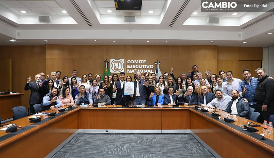 Consejo Nacional del PAN avala a Lalo Rivera como candidato a la gubernatura de Puebla