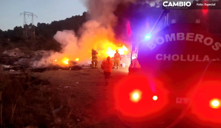 Inicia temporada de estiaje con 26 incendios en San Pedro Cholula
