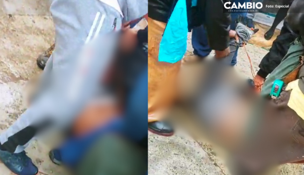 ¡Casi lo linchan! Amarran y dan brutal golpiza a presunto ladrón en Zacapoaxtla (VIDEO)