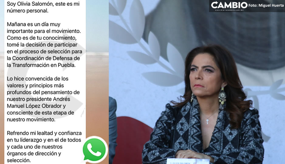 Inicia Olivia Salomón operación de emergencia para obtener votos en el Consejo Estatal
