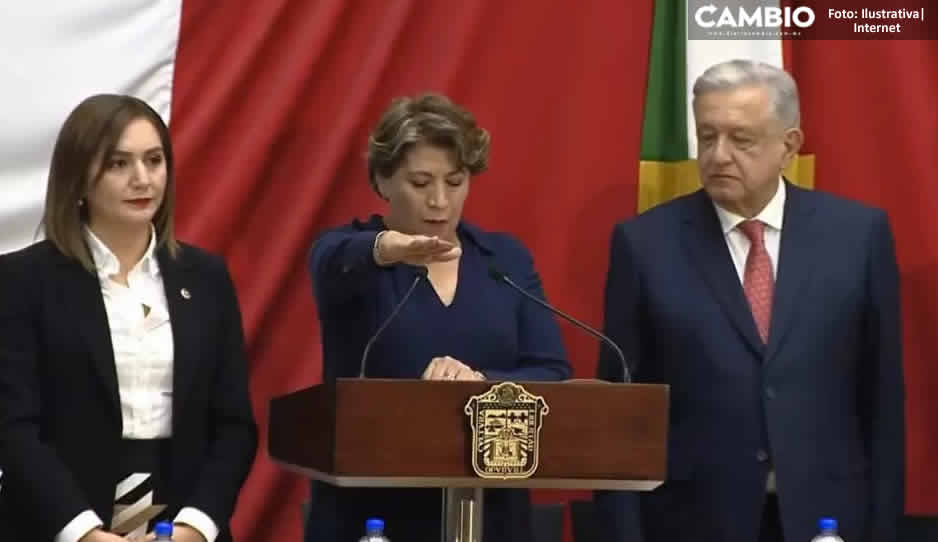 Toma protesta Delfina Gómez; se convierte en la primera gobernadora del Edomex