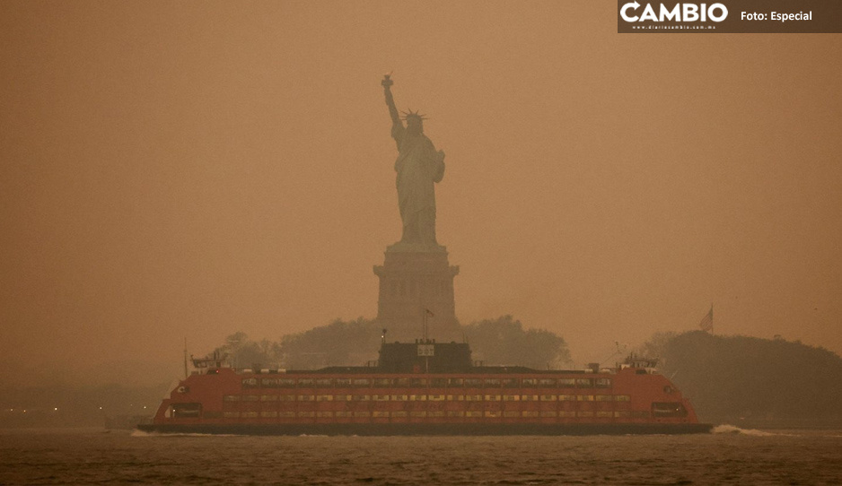 ¿Es el apocalipsis? Así luce Nueva York ante incendios forestales (FOTOS)