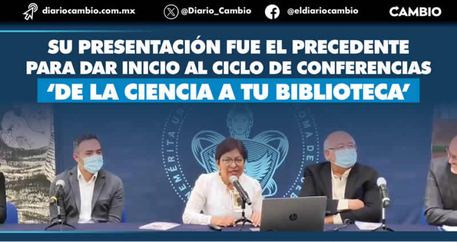 La rectora Lilia Cedillo presentó su libro ‘El Covid y sus cuates’ en el ciclo de conferencias ‘De la Ciencia a tu Biblioteca’