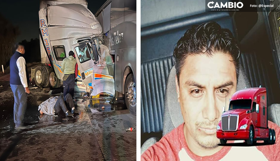 Piden justicia para Ricardo, conductor del tráiler que murió en el choque con Los Telez